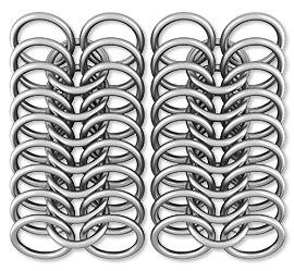 Linked jump rings
